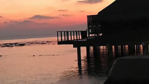 You can enjoy the best sunsets in Maldives