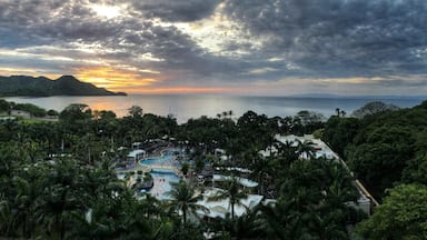 Sunset view of Playa Matapalo, Guanacaste, Costa Rica from RIU Guanacaste. (06/2019)