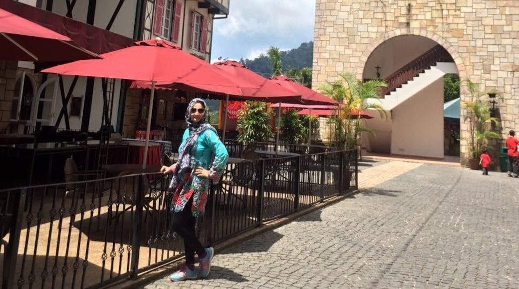 amazing french resort in malaysia! located at the top of a mountain serves great food and ideal views