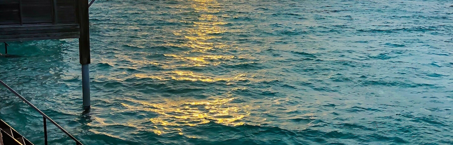 Sunset on water