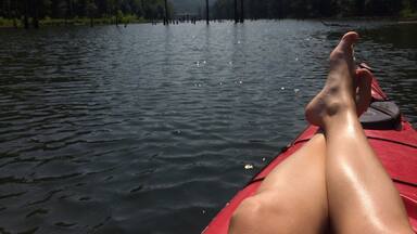 Kayaking north bend lake. #waterlust