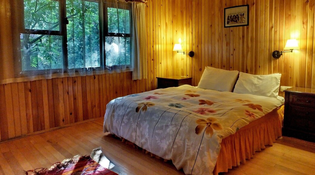 Kibala Hotel; With only 6 individual pine cottages in a 2500 sqm landscaped garden, we provide space, privacy and comfort. Being a very small hotel, we are able to combine friendly hospitality with a high quality service well suited to the needs of our guests.