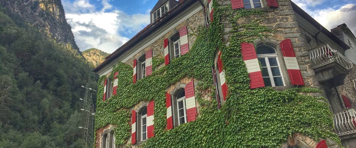 This is a perfect place to stop when in the area. Includes its own onsite brewery, beer garden, restaurant and pizzeria. An ideal place to rest and refuel after exploring the Dolomites