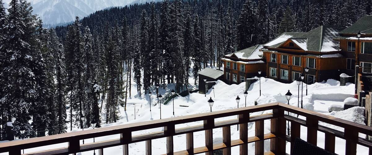 Balcony view from khyber resort