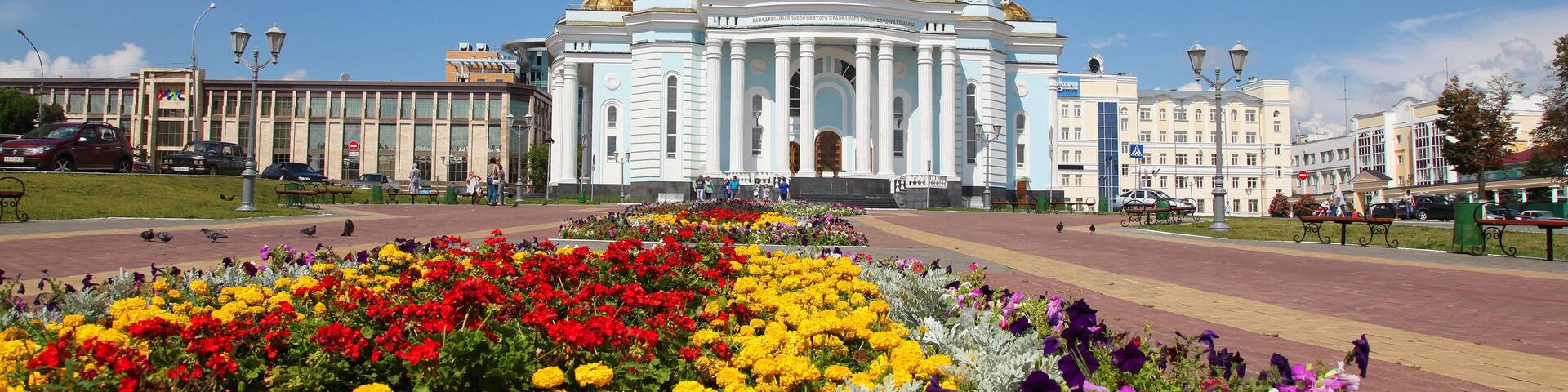 Russia. Mordovia. Saransk. The Cathedral of St Warrior Fedor Ushakov