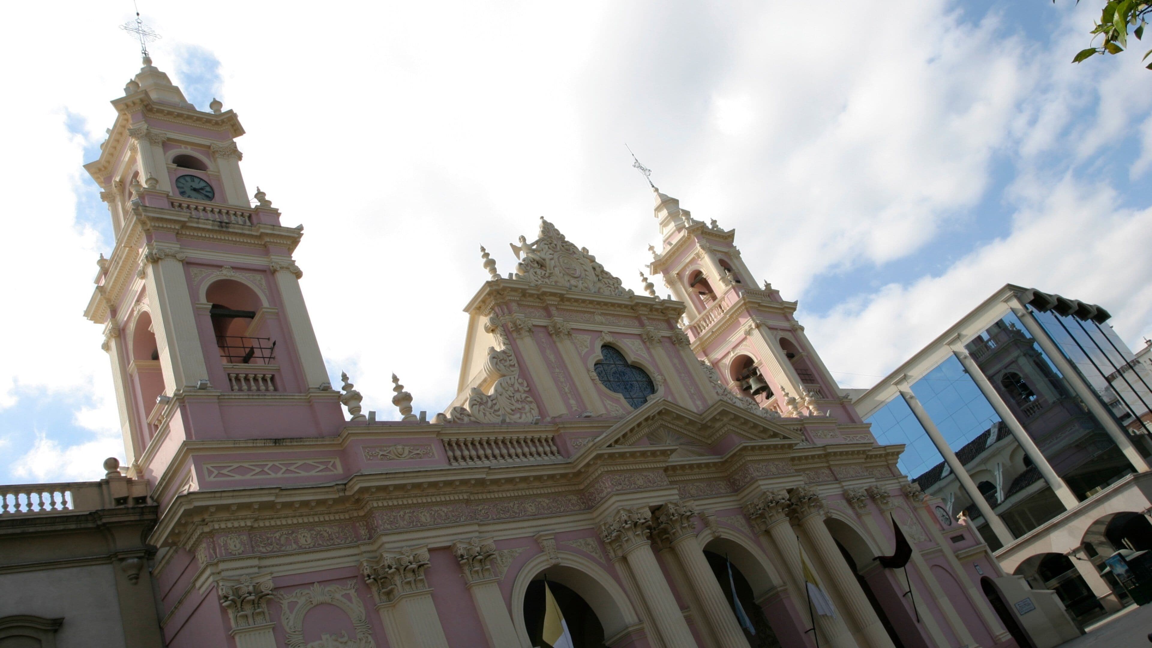 Salta featuring heritage architecture, zoo animals and a church or cathedral