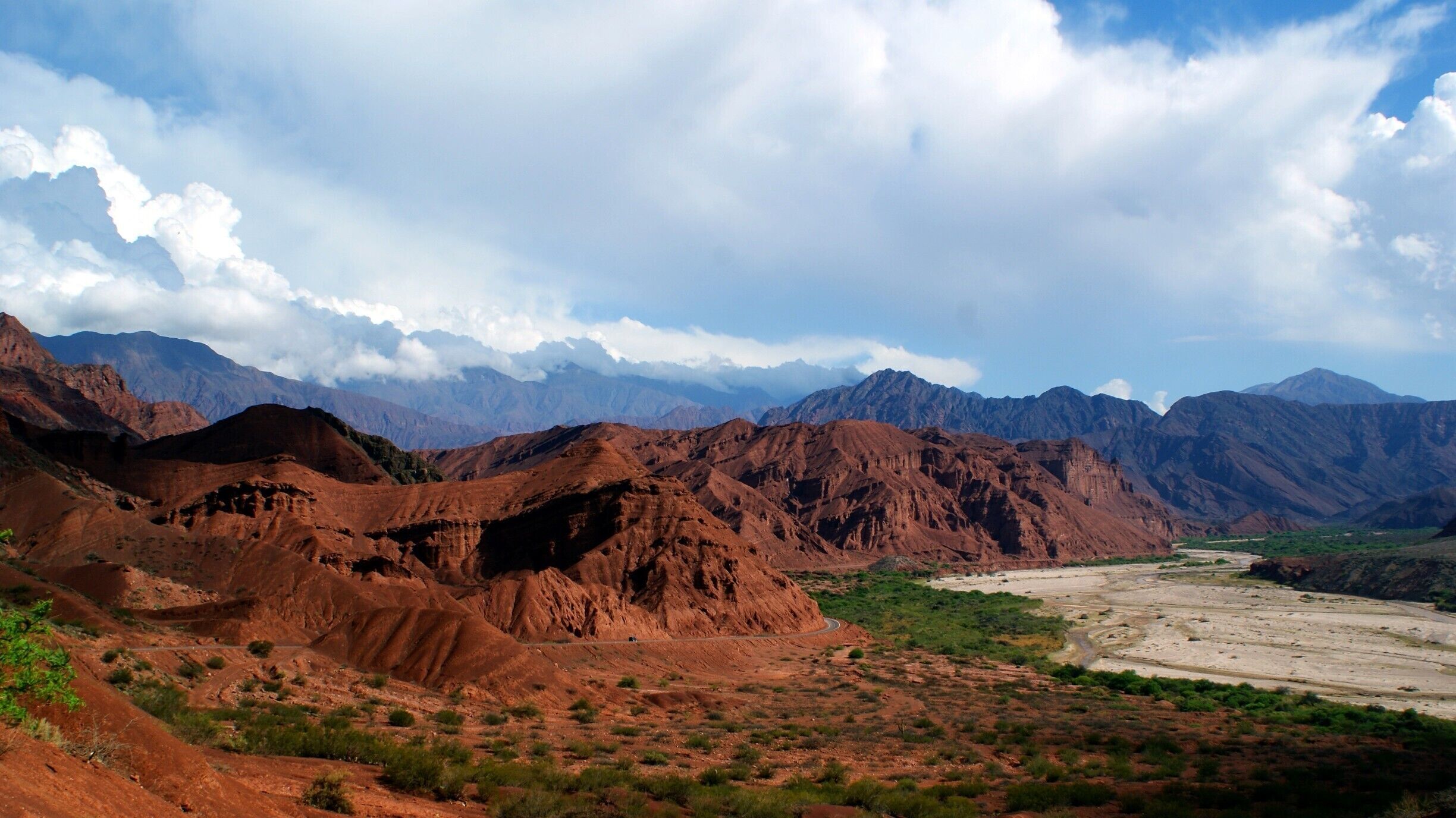Road trip from Salta to Cafayate on the spectacular Route 68. One of the most scenic drives I've ever done and there's wine at the end of this road!
http://adventurej.com/2014/02/10/road-trip-and-wine-tasting-salta-to-cafayate-argentina/ 