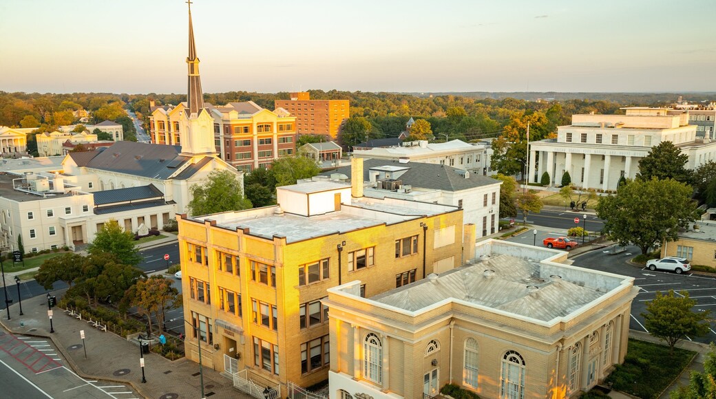Athens showing landscape views and a sunset