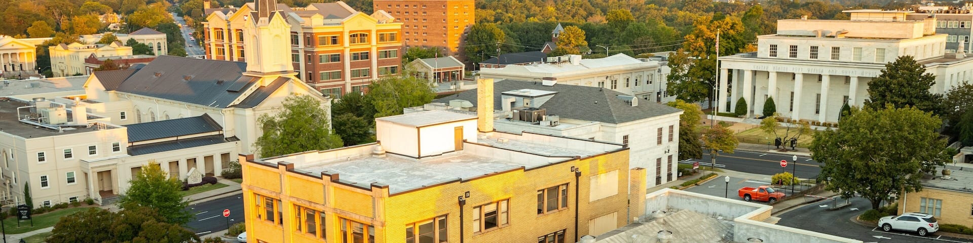 Athens showing landscape views and a sunset