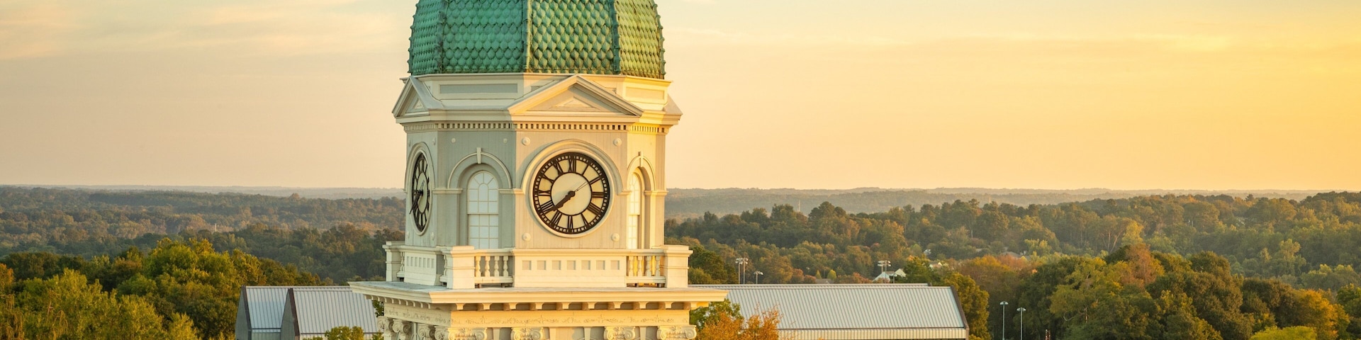 Athens showing landscape views, a sunset and heritage architecture