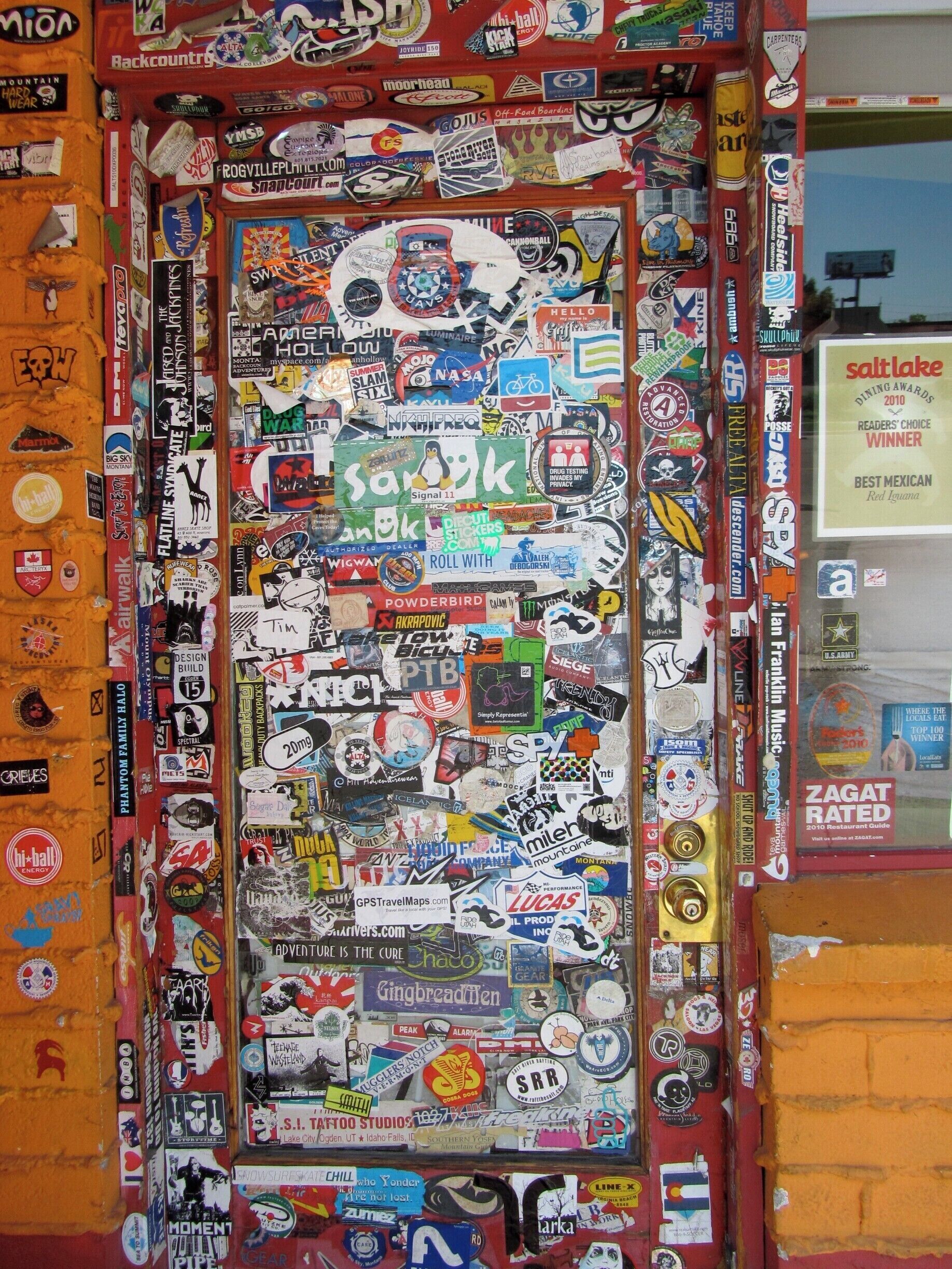 I this is just for my door collection. We went to Red Iguana for the best mango margerita's in town.