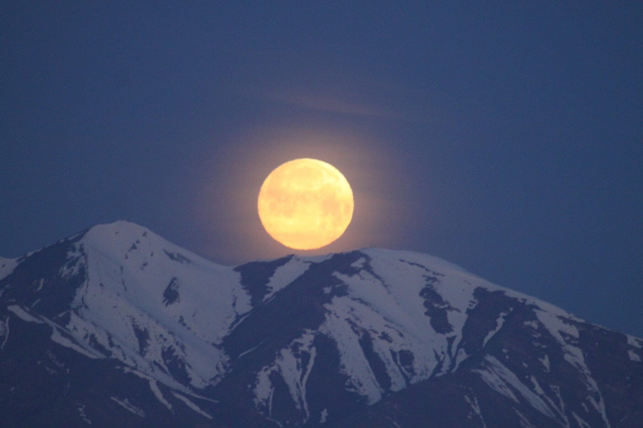 I took this picture of the moon this morning 