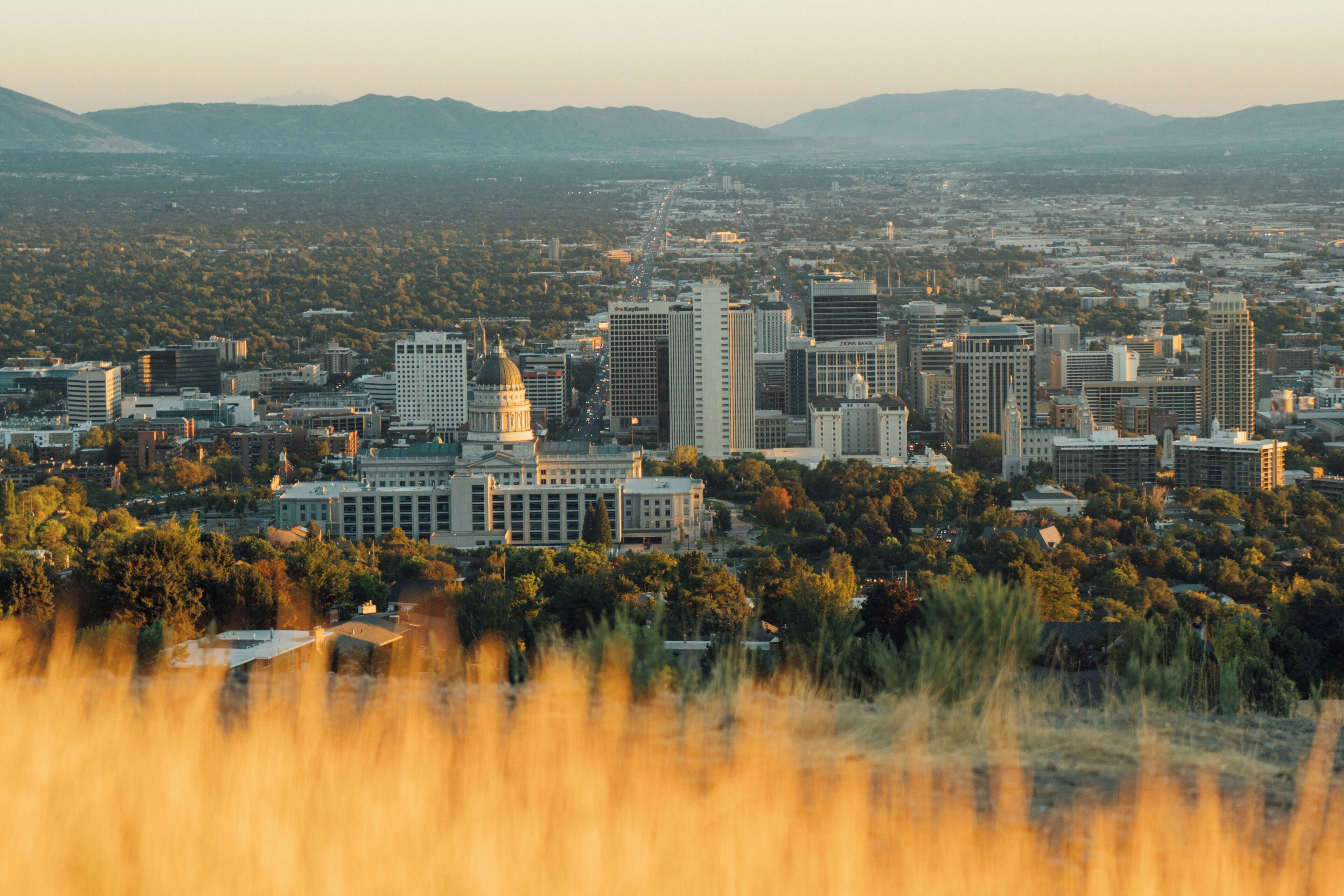View of Downtown from Ensign Peak