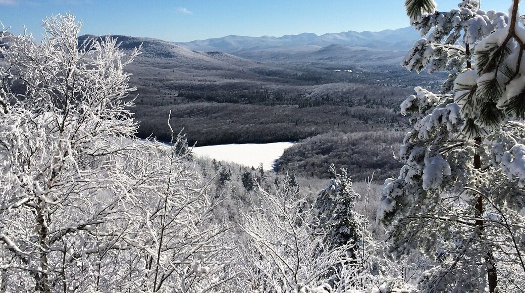 Pretty day for a winter hike! #adklakesregion