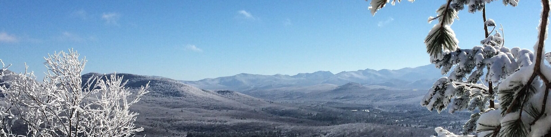 Pretty day for a winter hike! #adklakesregion