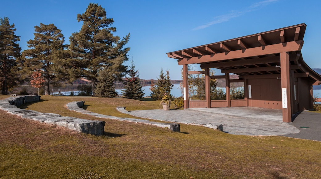 Tupper Lake NY Ampitheater in early fall