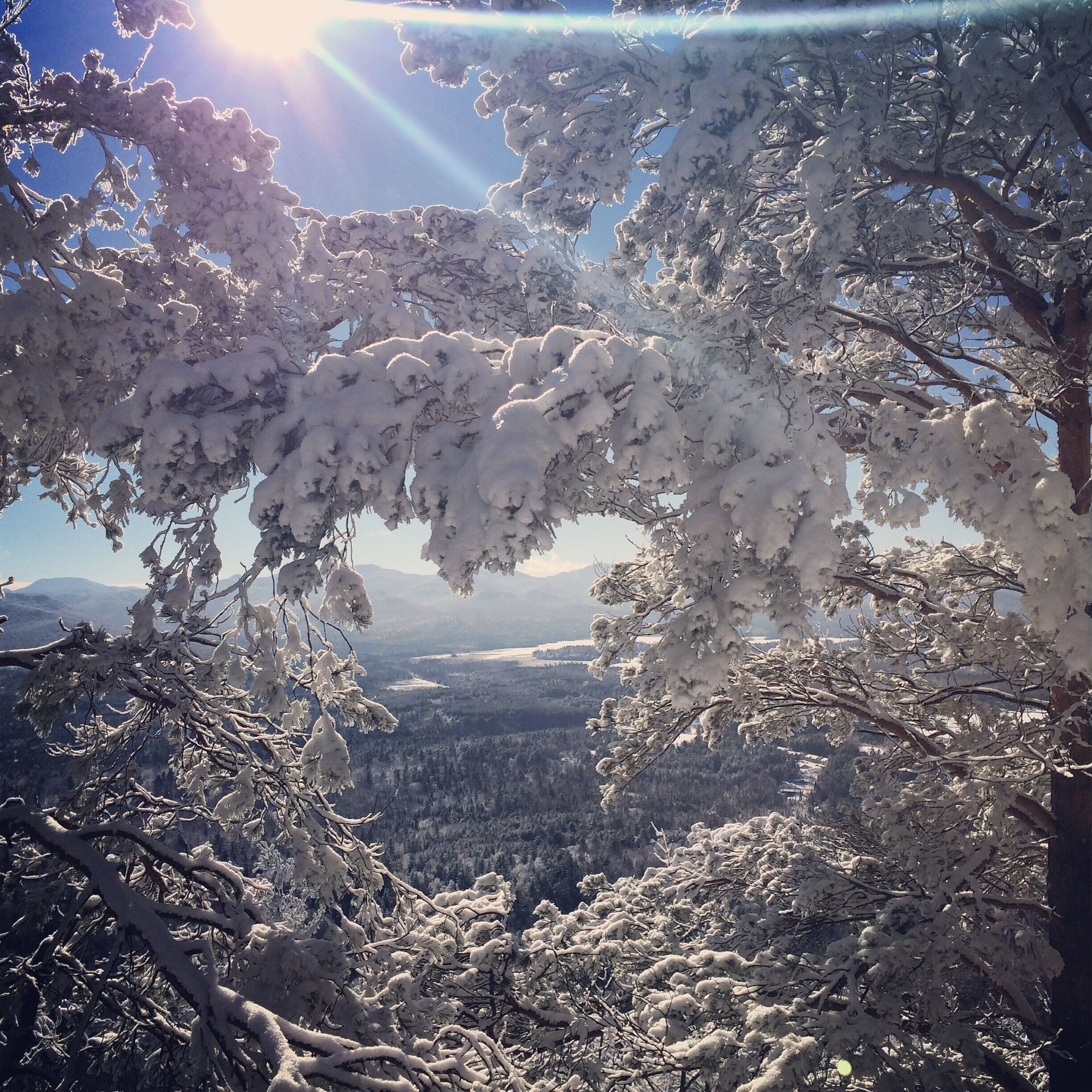 #winterhiking #saranaclake #ADK