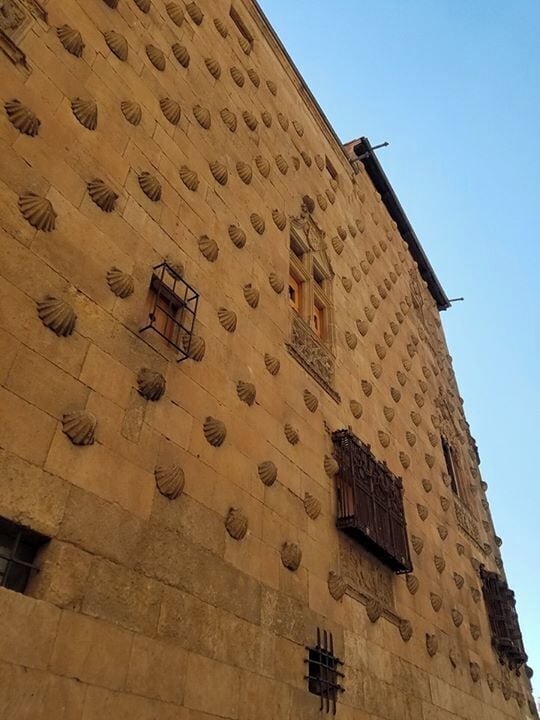 Great place to study as it is now the public library, a building adorned with shells.
