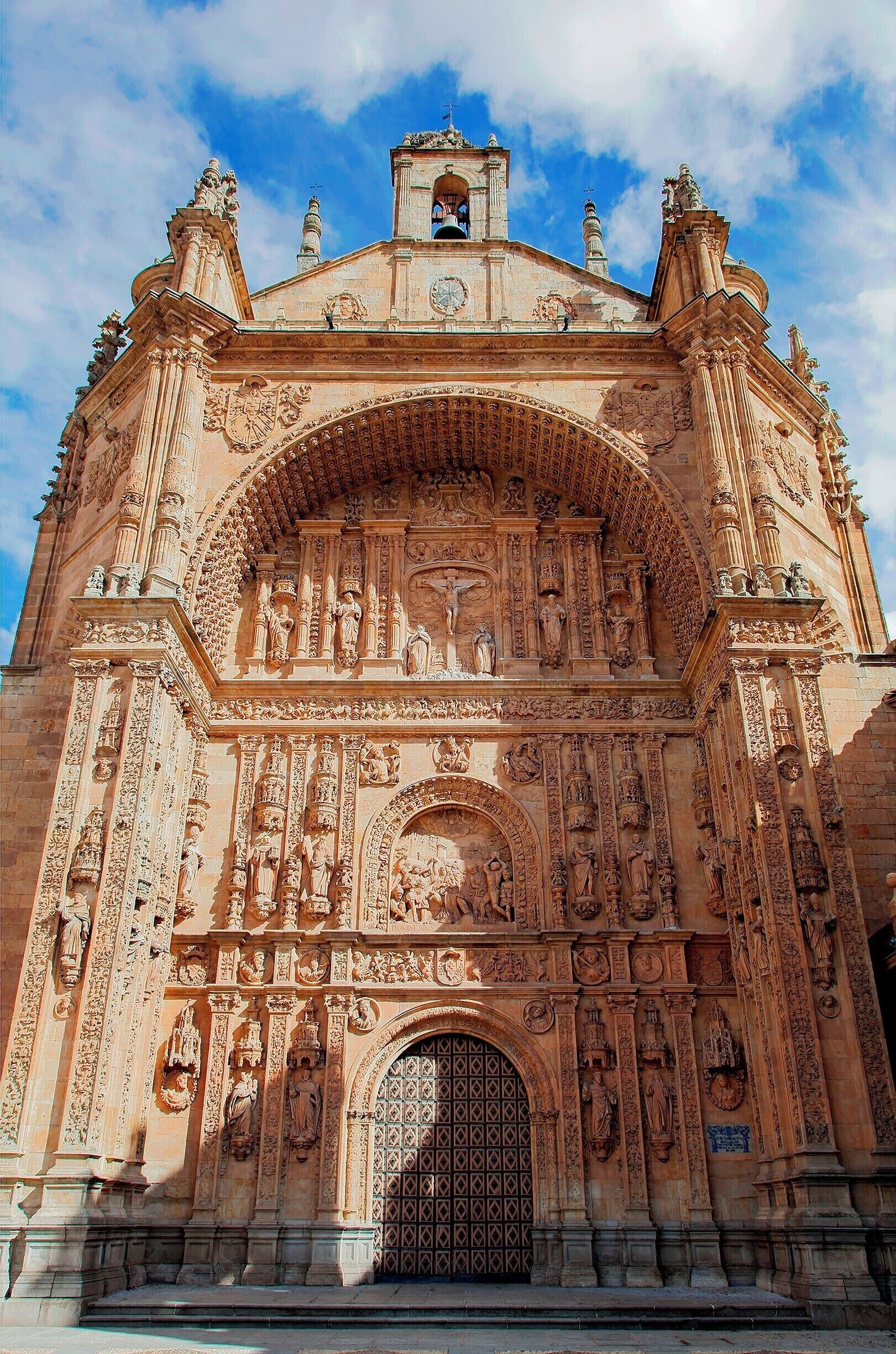 Superb example of Plateresque architecture, which captivated Spain in the 16th century.  This ornate style combined elements from late Gothic and early Renaissance styles, and infused them with the uniquely Iberian Mudéjar style.  Even if you are feeling all churched out, like we were at the time, it's worth stopping by just to admire the facade.