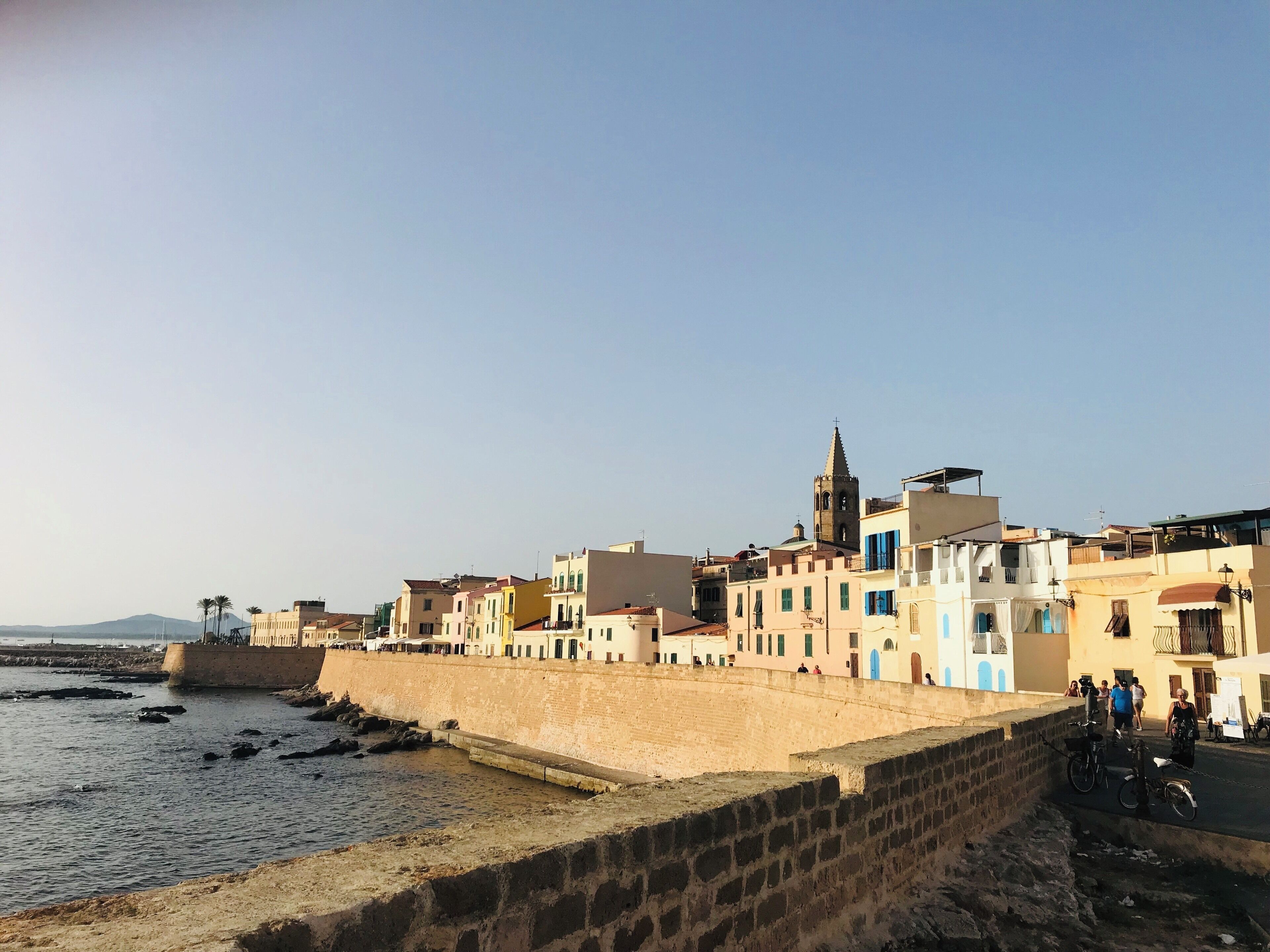 View of Alghero Sardinia
