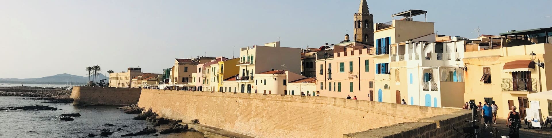 View of Alghero Sardinia