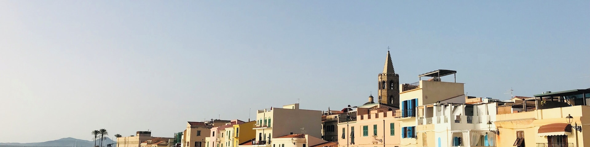 View of Alghero Sardinia