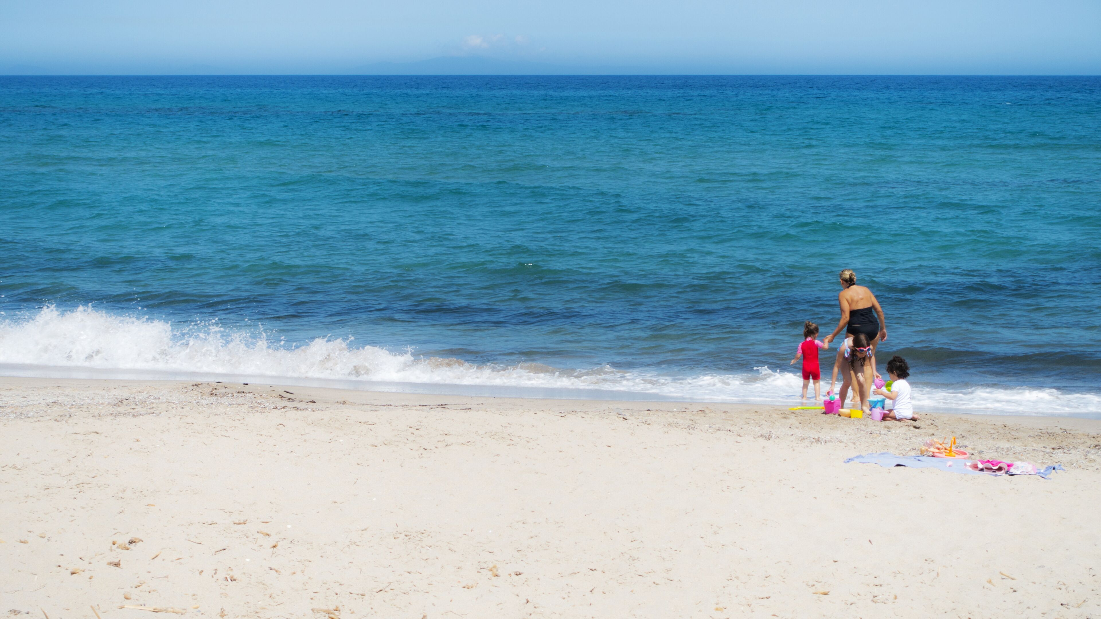 Sardinia May 2024: Platamona beach, Sassari, Sardinia, Italy