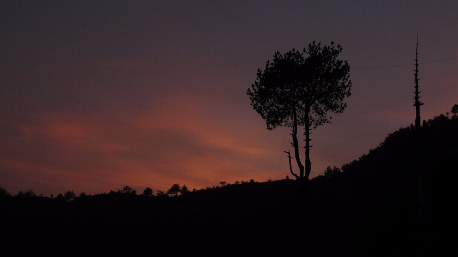 The most picturesque sunset at #Shoghi. The abundance of colors from orange to pinkish and purplish makes this destination even more beautiful.