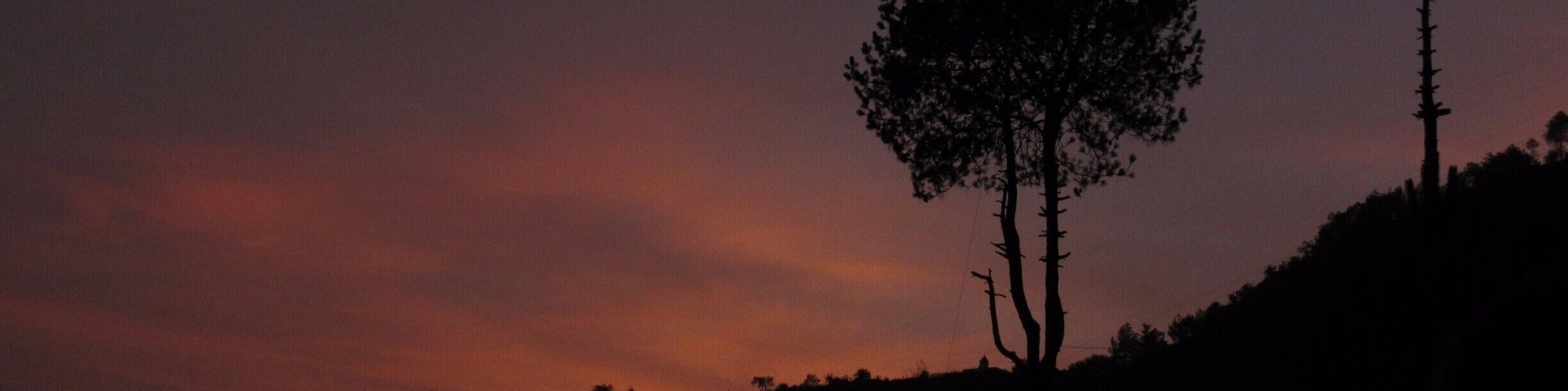 The most picturesque sunset at #Shoghi. The abundance of colors from orange to pinkish and purplish makes this destination even more beautiful.