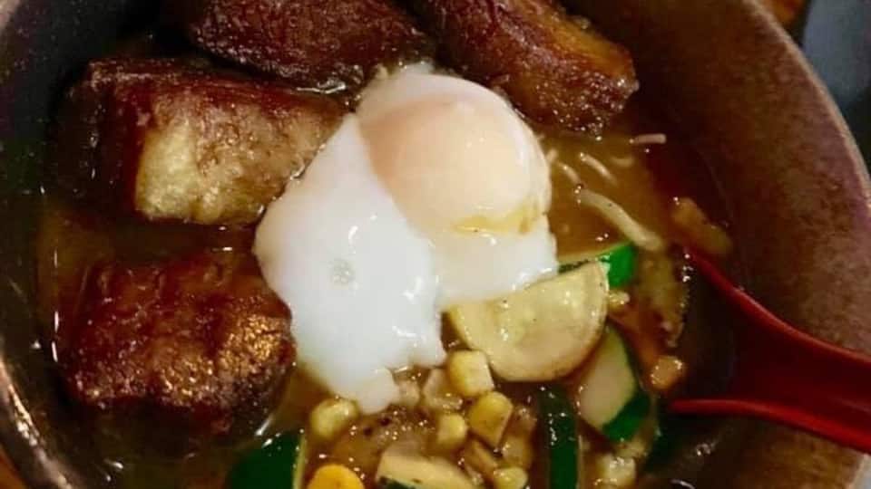 A great discover hidden among so many good eateries on Folsom Blvd! Basic menu consists of hot noodles, cold noodles, rice bowls and green salad - but the quality and flavor of all
the fresh ingredients and home made noodles are a true delight. Sitting outside on the little streetside “patio” is fun on a weekend too! The ramen with homemade noodles, fresh veggies, glazed pork belly and the perfect 63 degree egg is perfection!!
#Trovember! #yummm