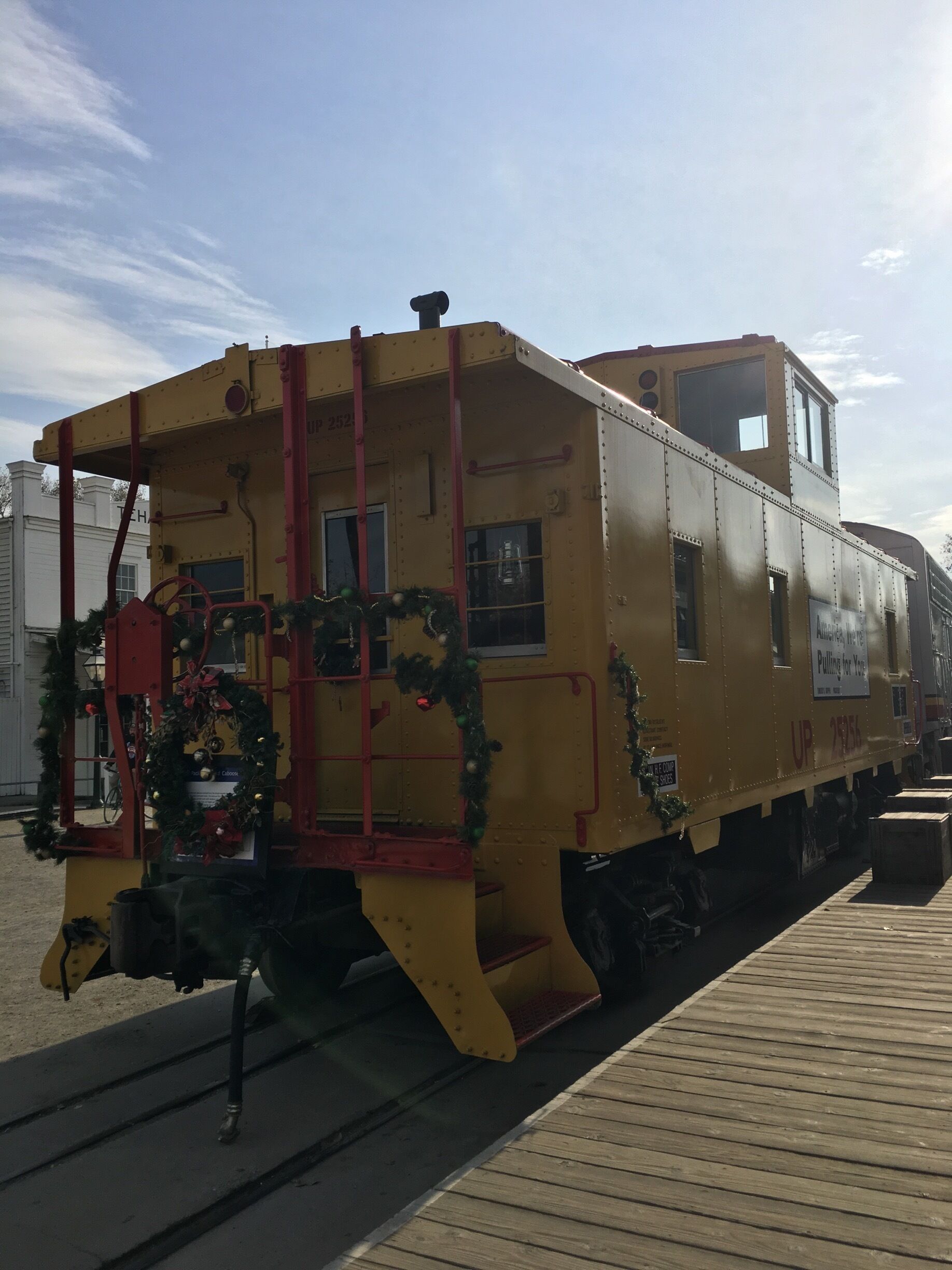 Great trains and shops in the area.  It's like stepping back in time to the 1800's.  You can spend a full day in this area. 