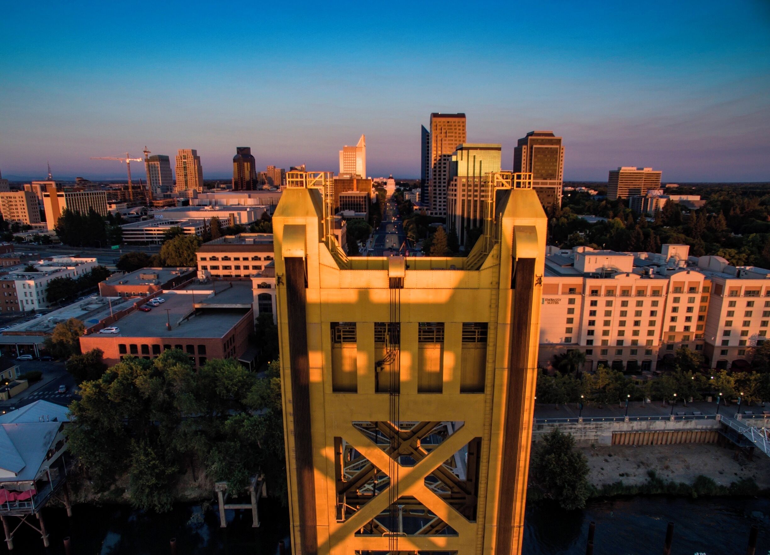 #lovemyTown #sacramento #cali #phantom3 #drone at sun set aug-14- 2016 