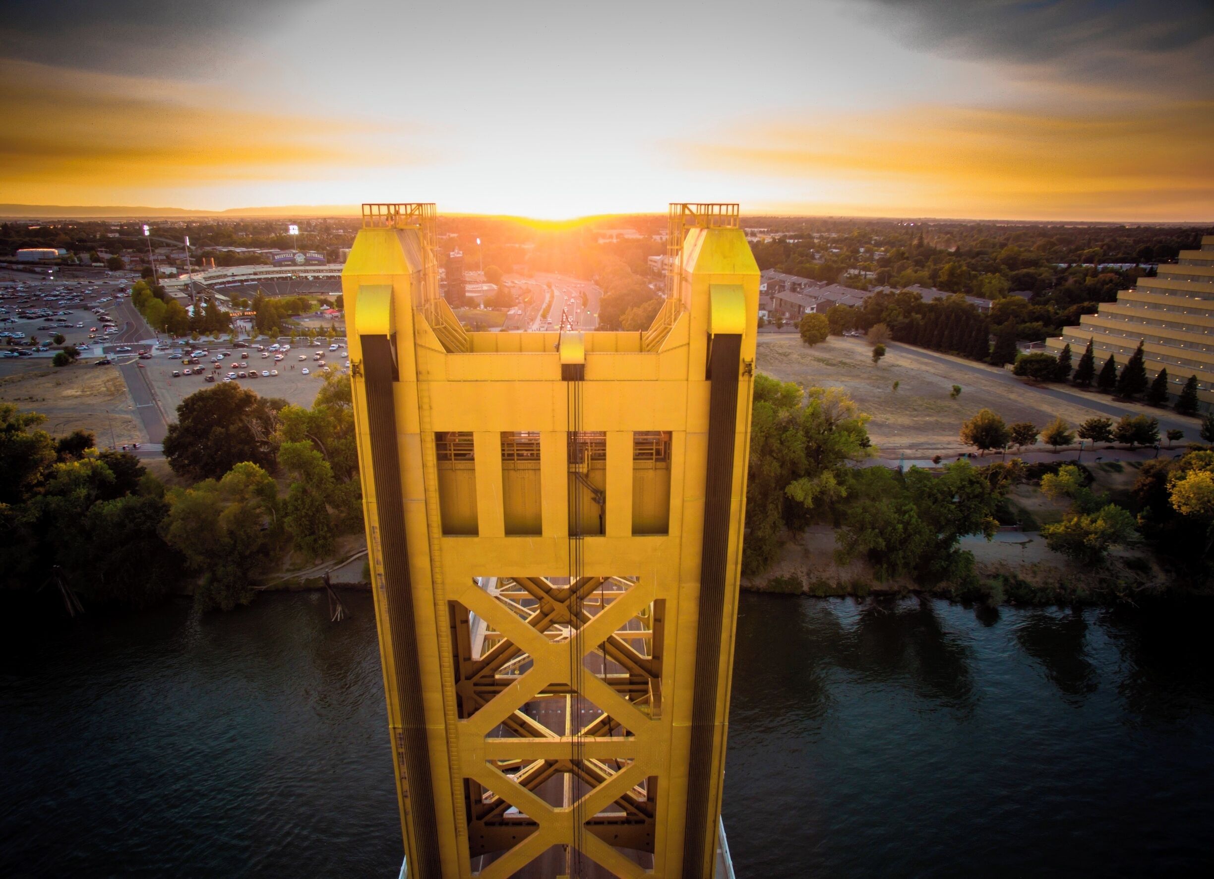 #lovemyTown #sacramento #cali #phantom3 #drone at sun set aug-14- 2016 