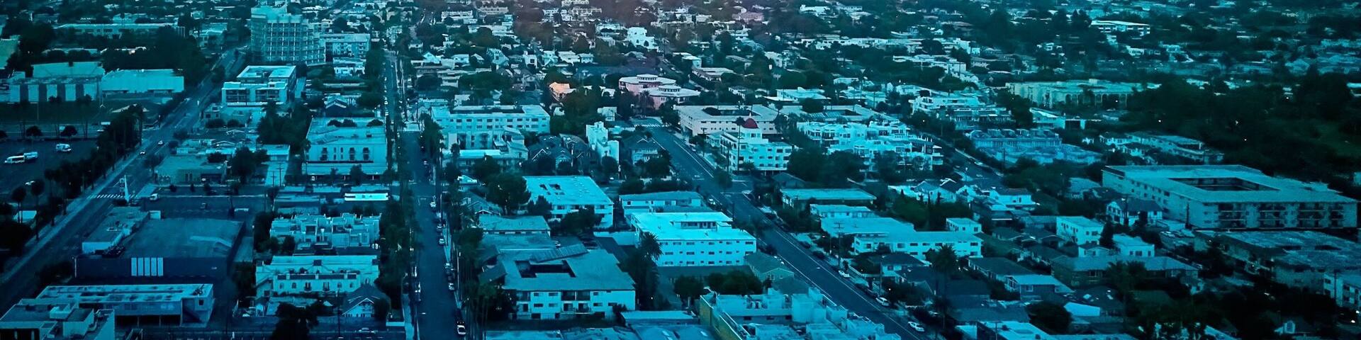 Sunrise at the santa monica pier