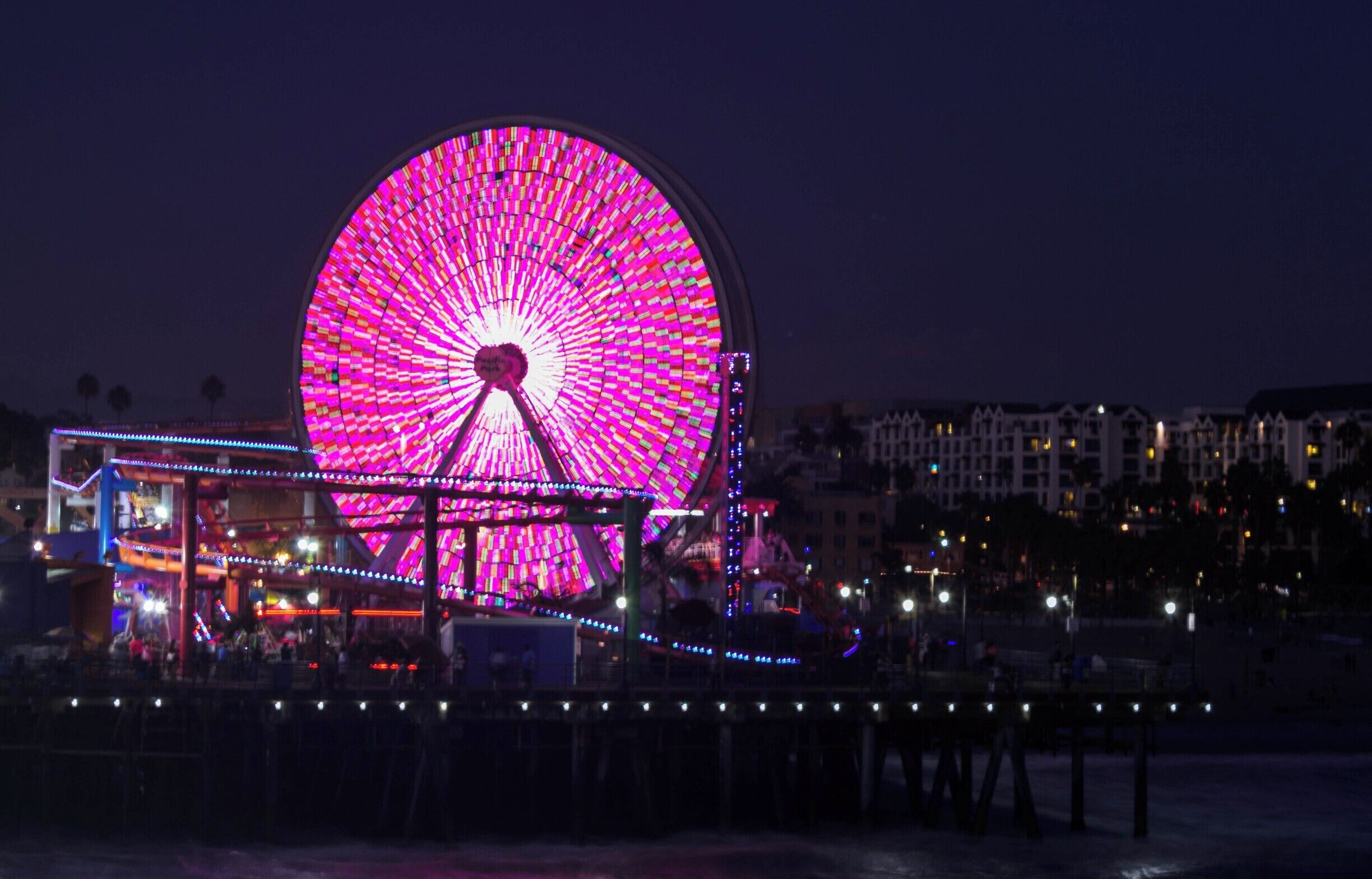 The park got busy during the Labor Day weekend. The beach was full as well.