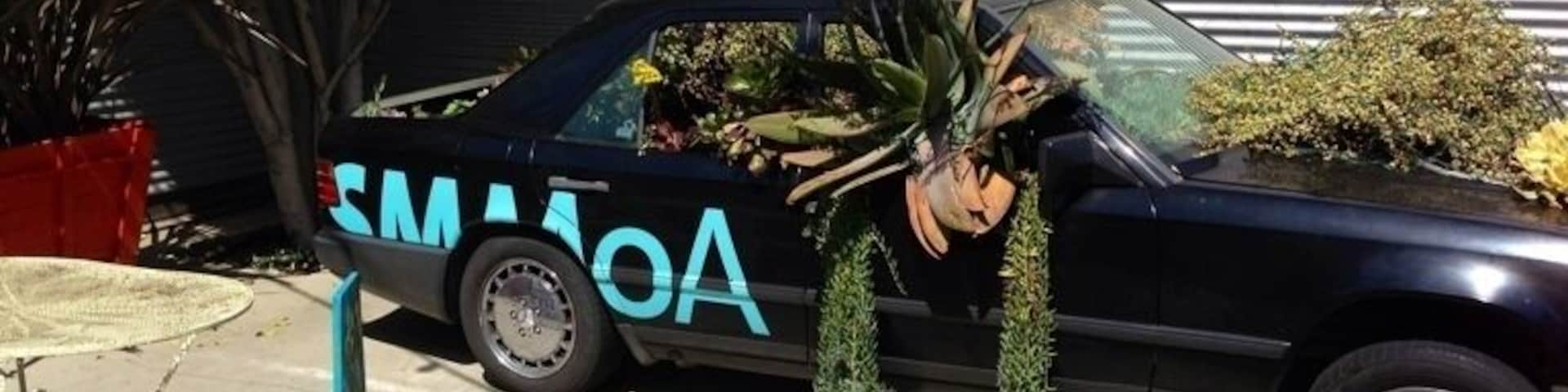 Bergamot Station is like going to a beautiful, diverse art fair every day.  In addition to salads of hip galleries, there is the Santa Monica Museum, and a great outdoor cafe and lunch spot.  Bring your checkbook.