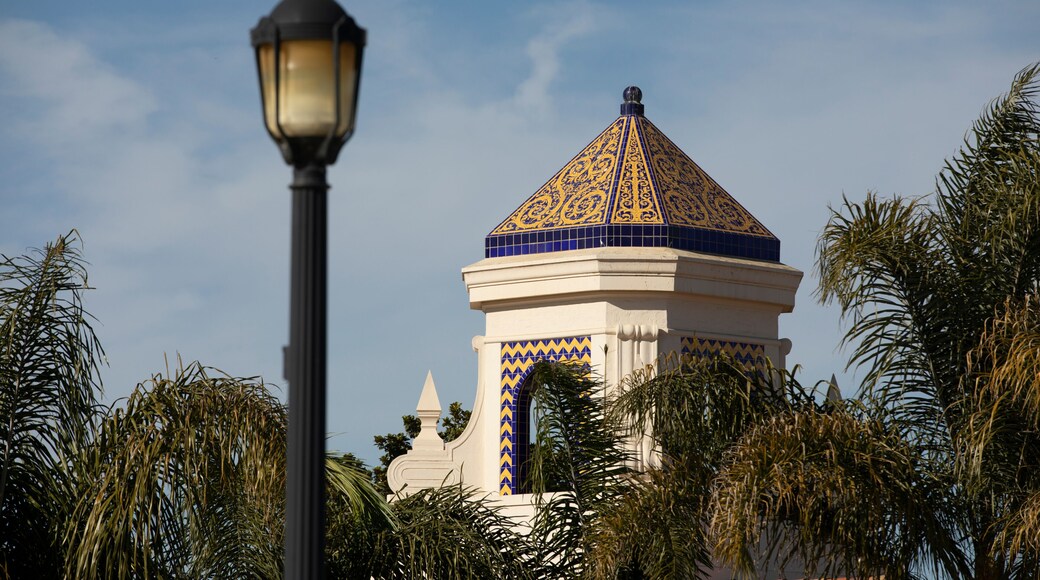 Autumn view of the historic downtown City Hall of downtown Santa Maria, California, USA.