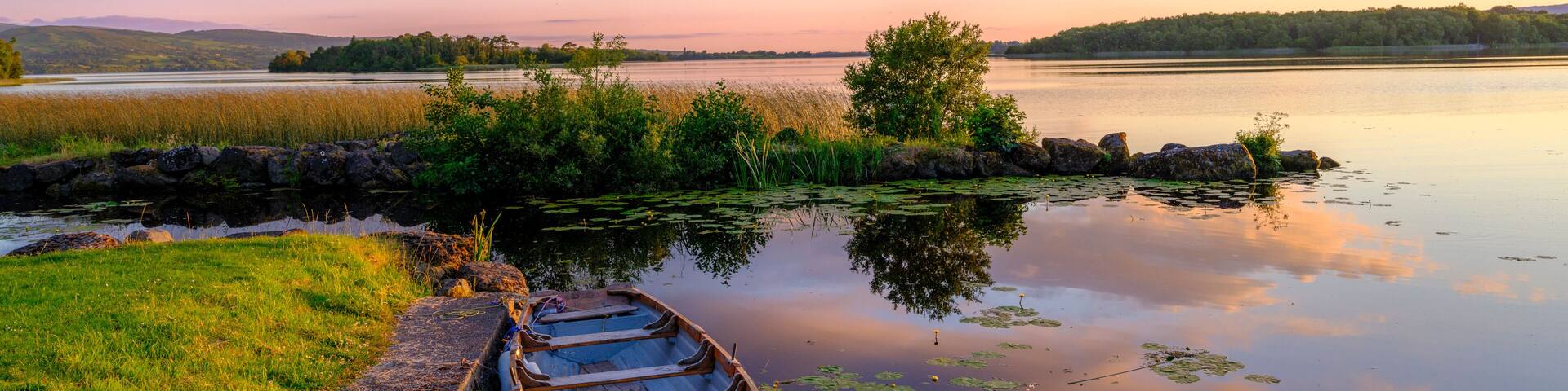 Sunset on Lough Derg from Clonolia Bay, Ireland