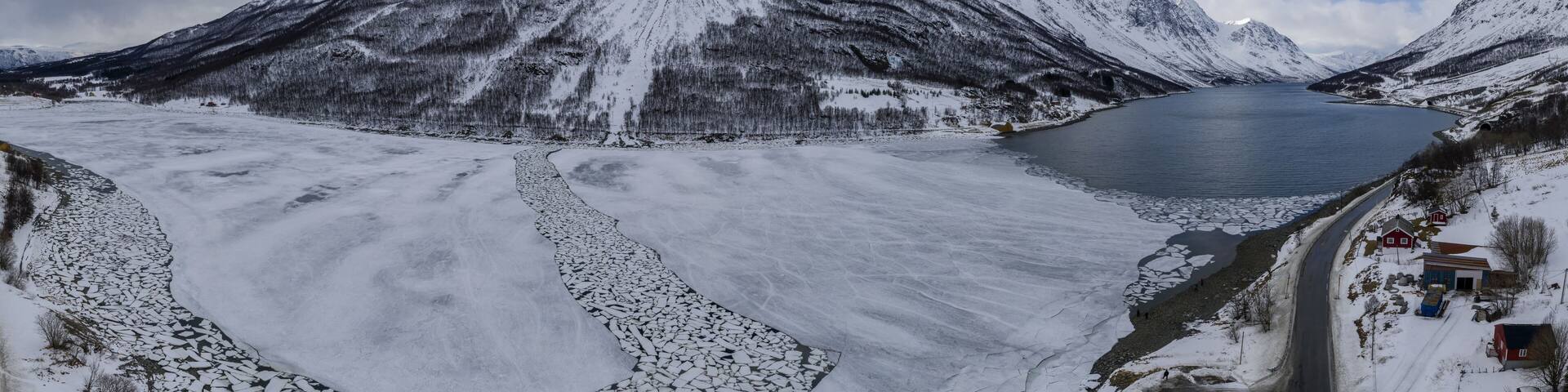 Norway Sorkjosen in winter