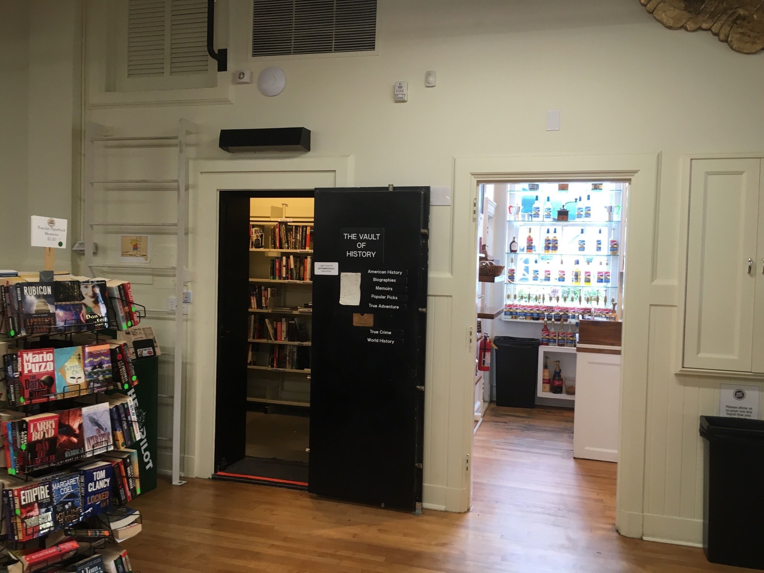 Coffee shop & book store in an old post office