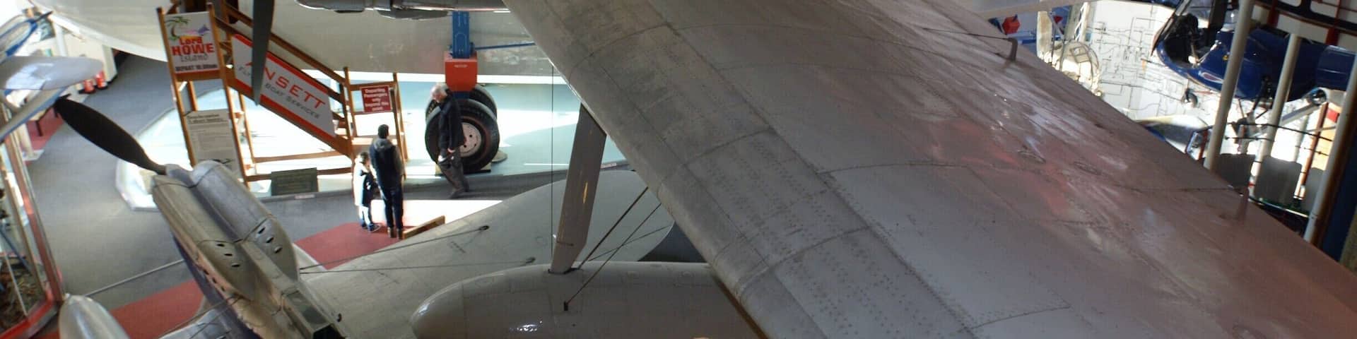 Solent Sky is an aviation museum in Southampton, Hampshire, previously known as Southampton Hall of Aviation.
It depicts the history of aviation in Southampton, the Solent area and Hampshire. There is special focus on the Supermarine aircraft company, based in Southampton, and its most famous products, the Supermarine S.6 seaplane and the Supermarine Spitfire, designed by R. J. Mitchell.
There is also coverage of the Schneider Trophy seaplane races, twice held at Calshot Spit, and the flying boat services which operated from the Solent.