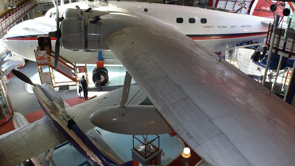 Solent Sky is an aviation museum in Southampton, Hampshire, previously known as Southampton Hall of Aviation.
It depicts the history of aviation in Southampton, the Solent area and Hampshire. There is special focus on the Supermarine aircraft company, based in Southampton, and its most famous products, the Supermarine S.6 seaplane and the Supermarine Spitfire, designed by R. J. Mitchell.
There is also coverage of the Schneider Trophy seaplane races, twice held at Calshot Spit, and the flying boat services which operated from the Solent.