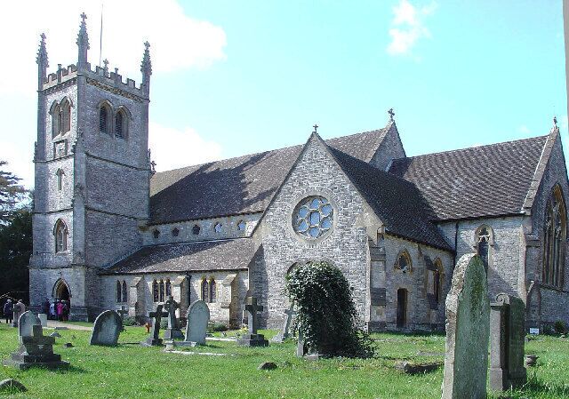 Shedfield Church. St. John the Baptist. Built in 1875 to replaceall but the tower.