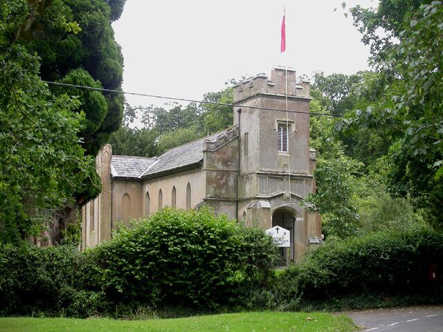 St Denys' parish church, Chilworth, Hampshire, seen from the northwest