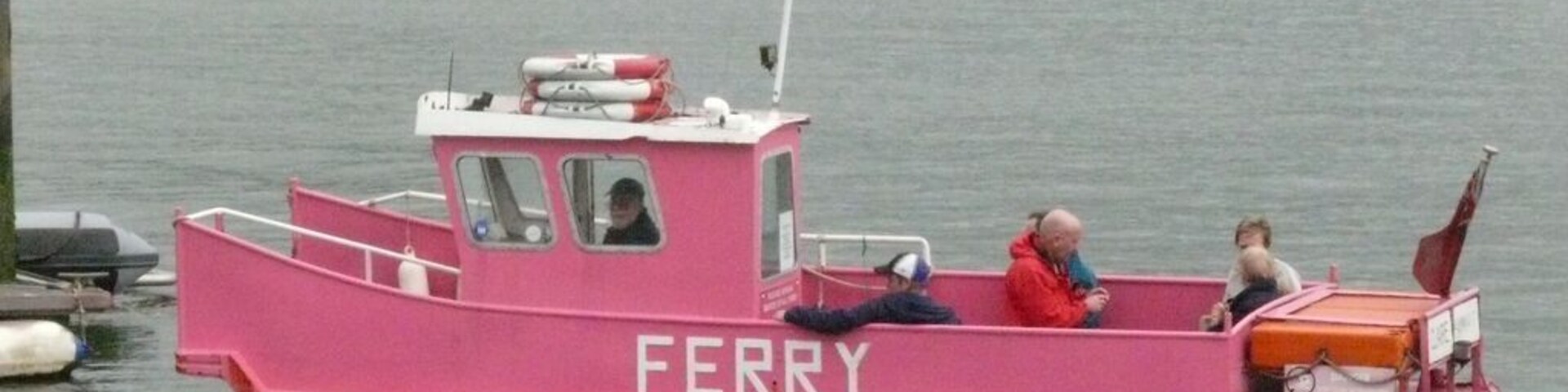 Hamble Ferry operates from Hamble to Warsash everyday of the year, except Christmas day. Passengers of the ferry include ramblers, cyclists yachtsmen and seasonal visitors, as well as a regular band of local commuters working in the local industries and colleges. Spanning a quarter mile distance the ferry shortcuts the need to make the five mile round trip from Hamble to Warsash, via Burseldon. The ferry operates from 9 a.m. until 5 p.m. Current charges are £1 each way for foot passengers, cyclists £1.30 and children 75p. The ferry has a long history. The earliest evidence of a crossing appears in a reference made at a local Admiralty Court in 1493. Further mention is made in 1508 where comment is made as to the poor condition of the Warsash causeway. The men of Warsash were commanded to made suitable repairs. At various times the ownership of the ferry has belonged to Winchester College and The Bugle Inn. Today the ferry is owned by Mike Lindsell. In recent times £26,000 was invested in a new boat, Emily, to cope with the increased ferry traffic, some 40,000 passengers per year.