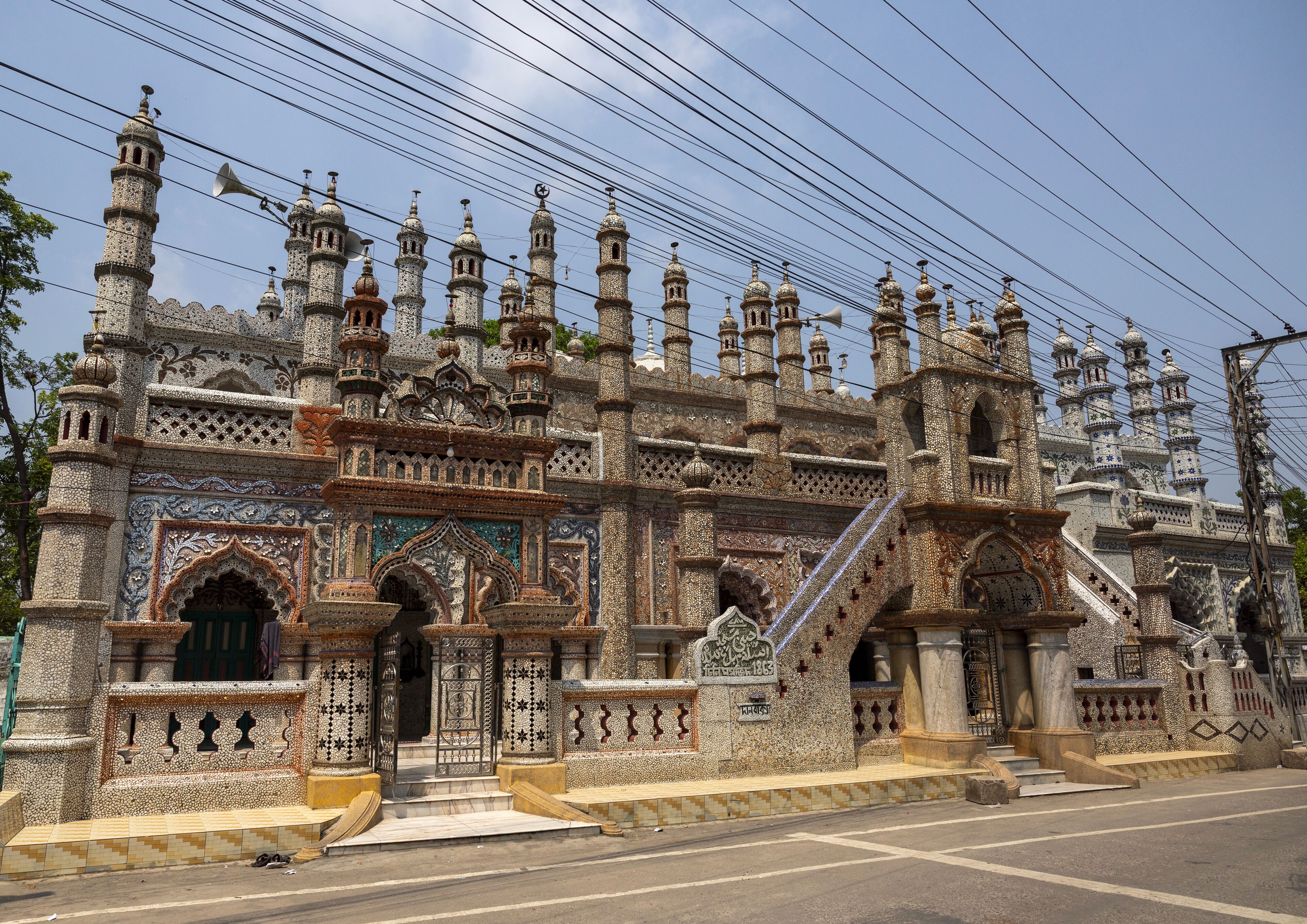 Chini Mosque also known as the Glass Mosque, Rangpur Division, Saidpur, Bangladesh