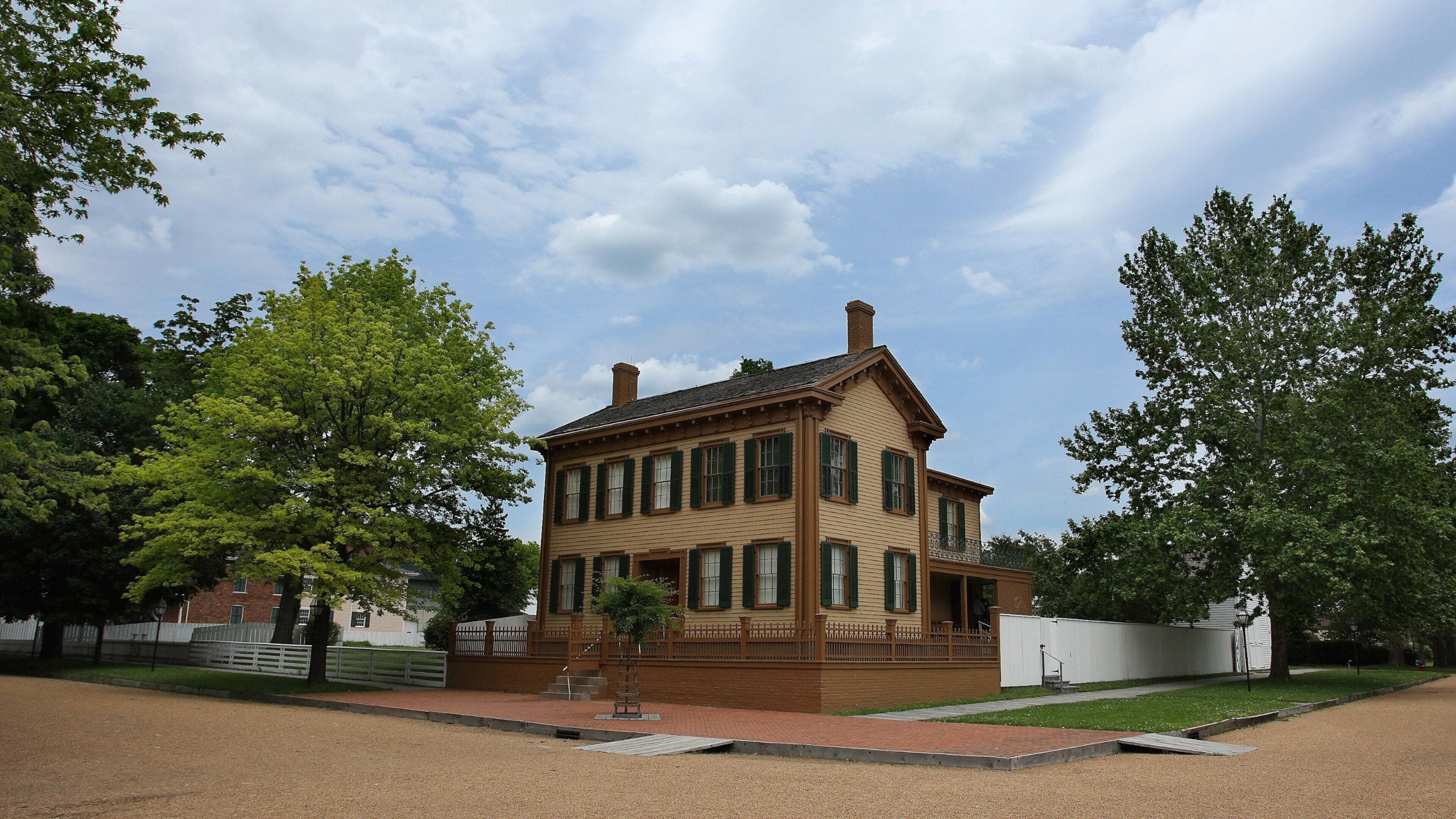 Springfield ofreciendo una casa y patrimonio de arquitectura