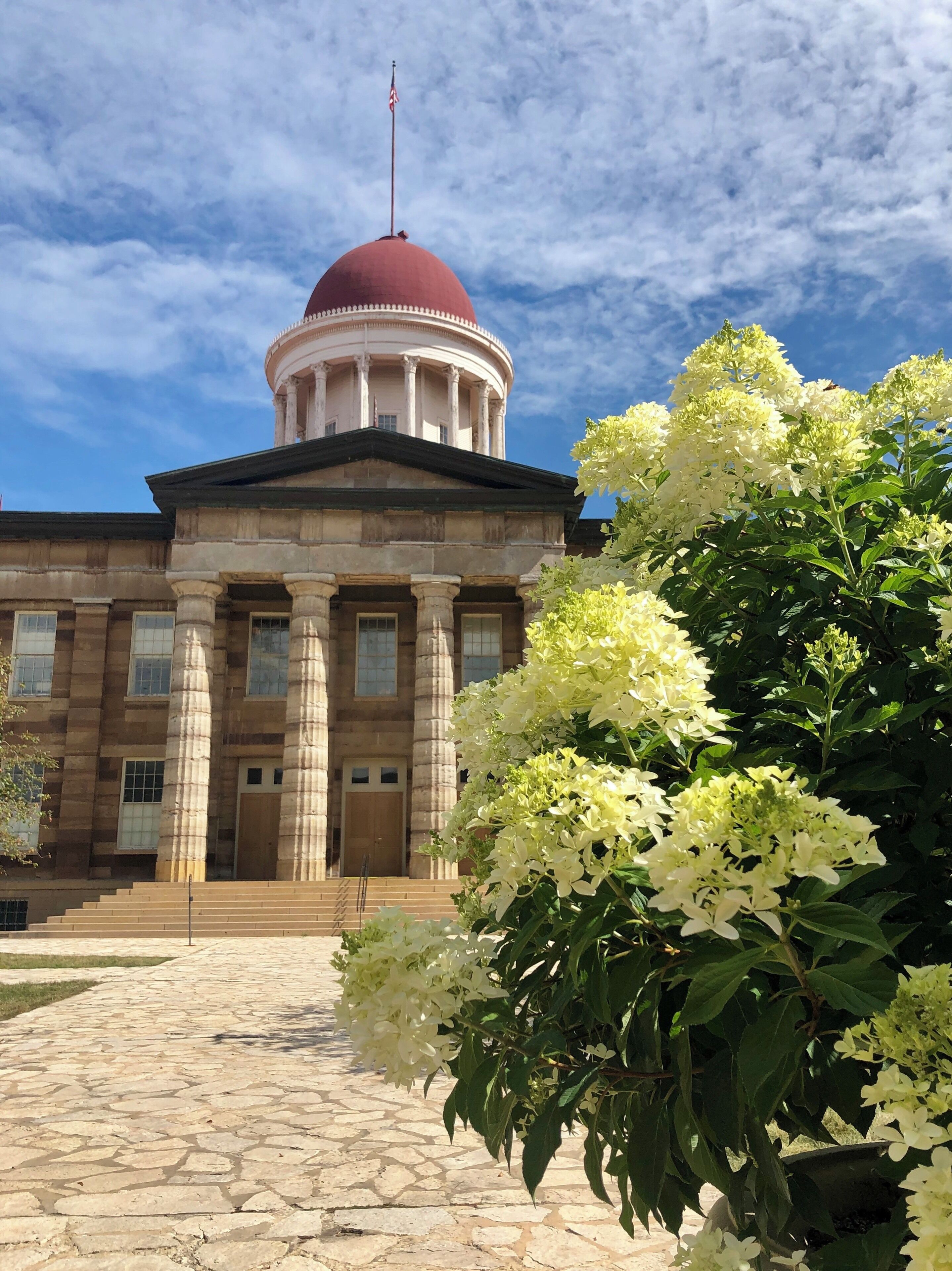 In use from 1840-67 the Old Capitol is where Abraham Lincoln served as a member of the Illinois House of Representatives and also where he argued over 200 cases before the Illinois Supreme Court.