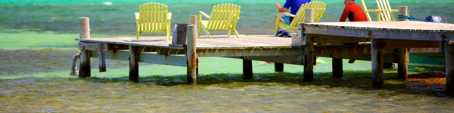 San Pedro mit einem allgemeine Küstenansicht sowie einzelner Mann