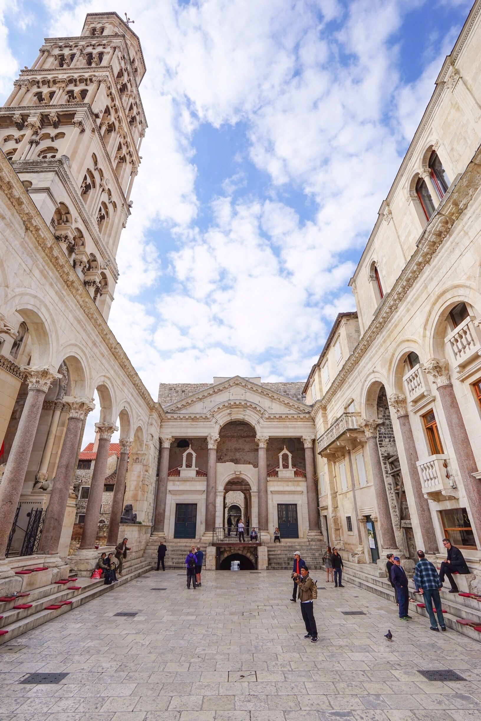 A palace of the Retired King dated back to the 4th century AD #Split #Croatia